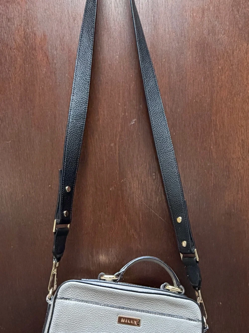 Milly Gray Top-Handle Women's Satchel Bag